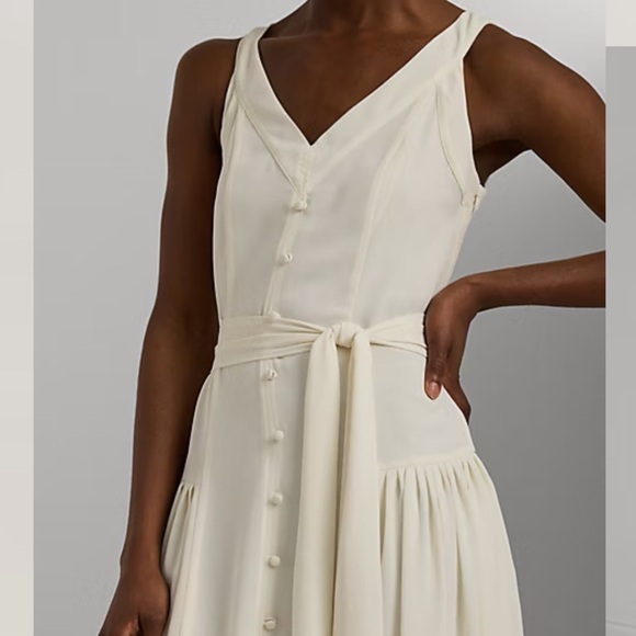 Lauren Ralph Lauren Cream Sundress - Picture 3 of 12